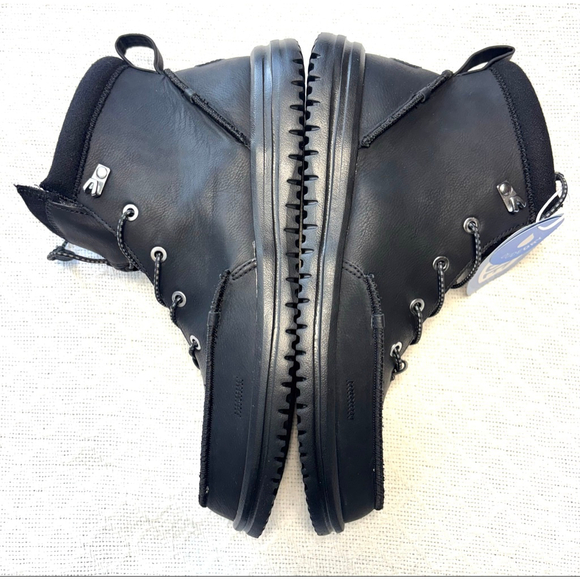 NWT/NIB Hey Dude Black BradleyClassic Tumbled Boots Men's Size 13 - Picture 6 of 10